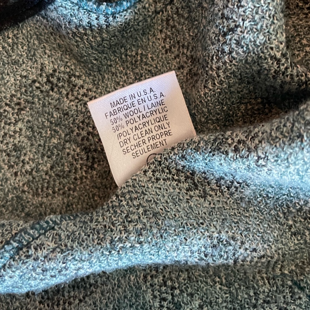 Dvf Geometric Patterned Military Button Wool Blen… - image 5